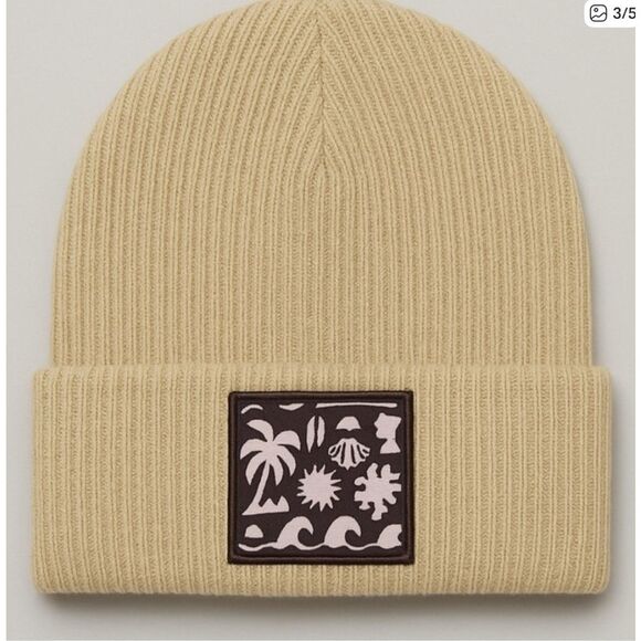 Anthropologie Daily Practice Patch Beanie - Picture 2 of 6